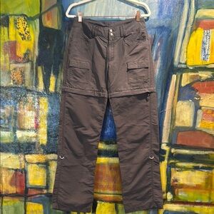 The North Face convertible pants -gray 29